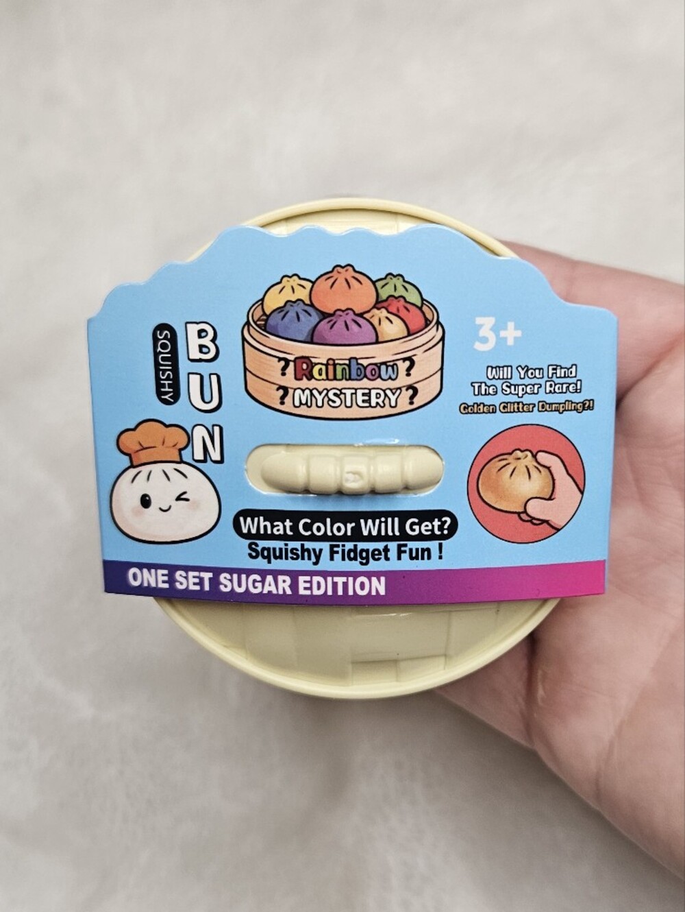 Color Changing Orbeez Filled Dumpling Squishy Toy (Qty 1) Mystery Color - Picture 3 of 3